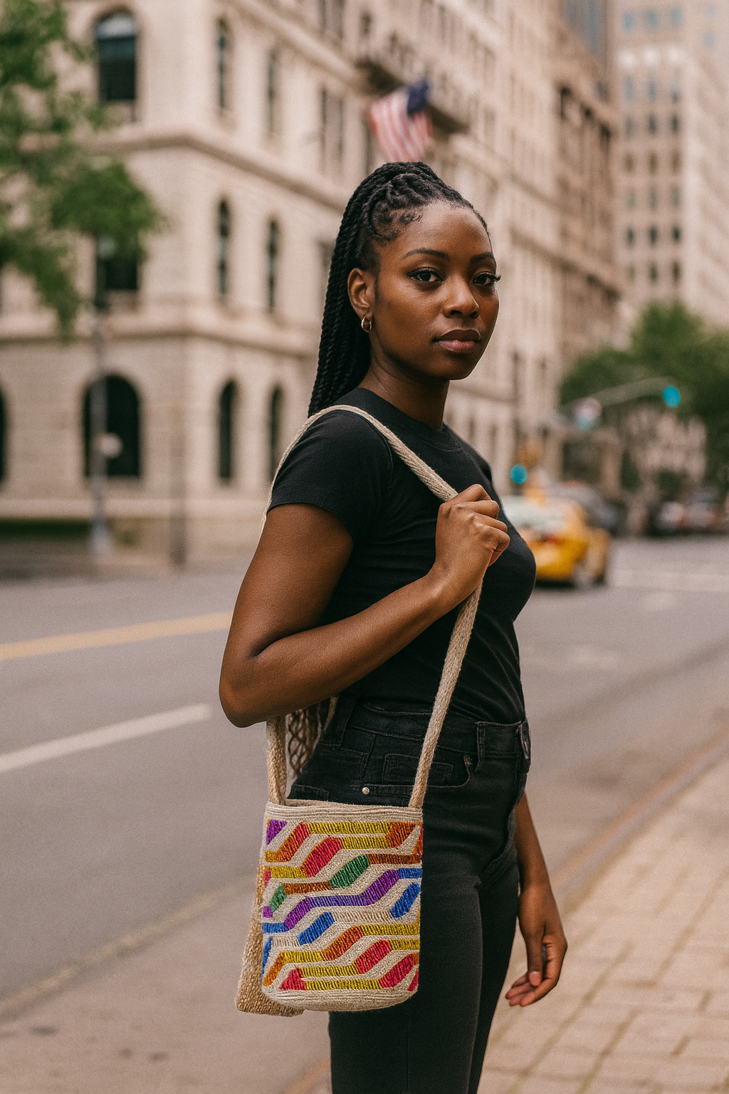 ClaudiaG Lush Kankuamo Small Mochila #18 Strap Drop 18"