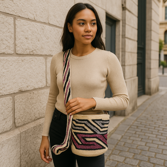 ClaudiaG Lush Kankuamo Small Mochila #56 Strap Drop 18"