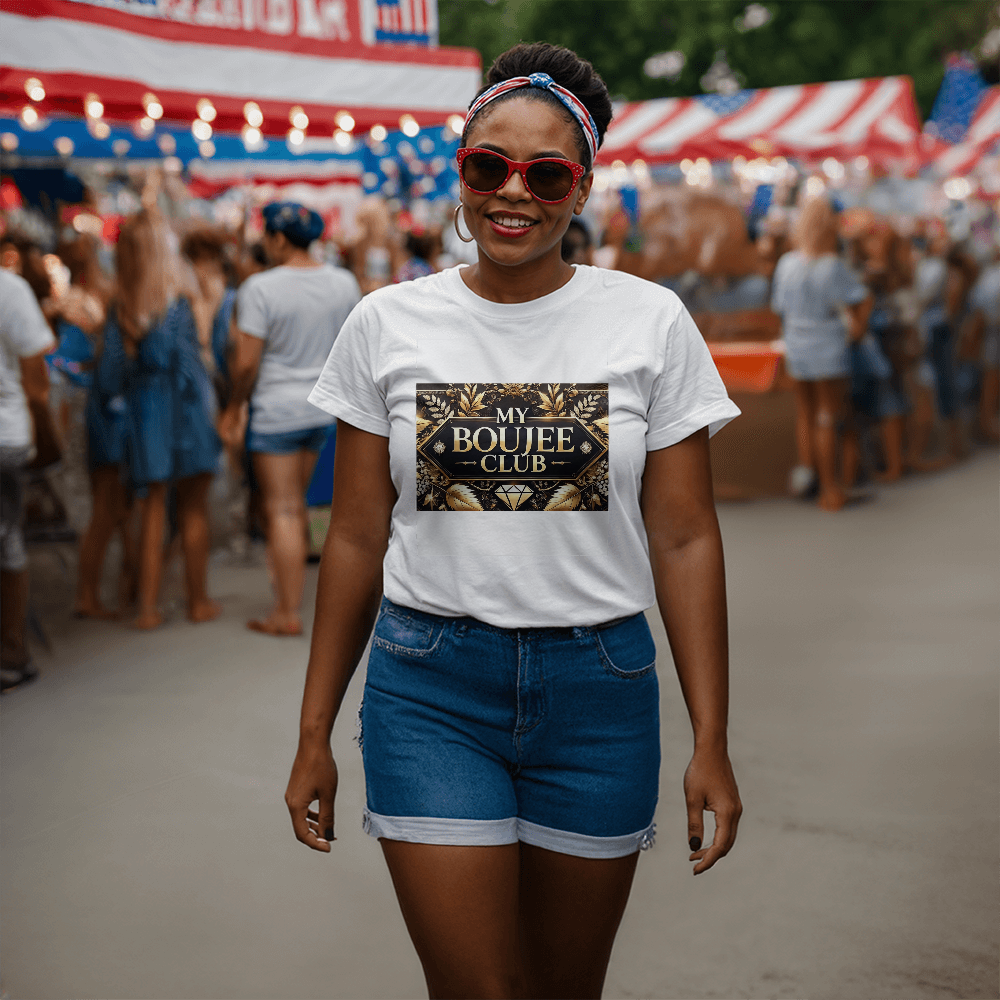 T-shirt | premium cotton | luxurious feel | impeccable fit - "My Boujee Club"