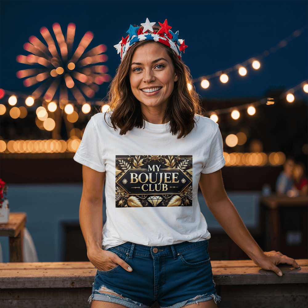 T-shirt | premium cotton | luxurious feel | impeccable fit - "My Boujee Club"