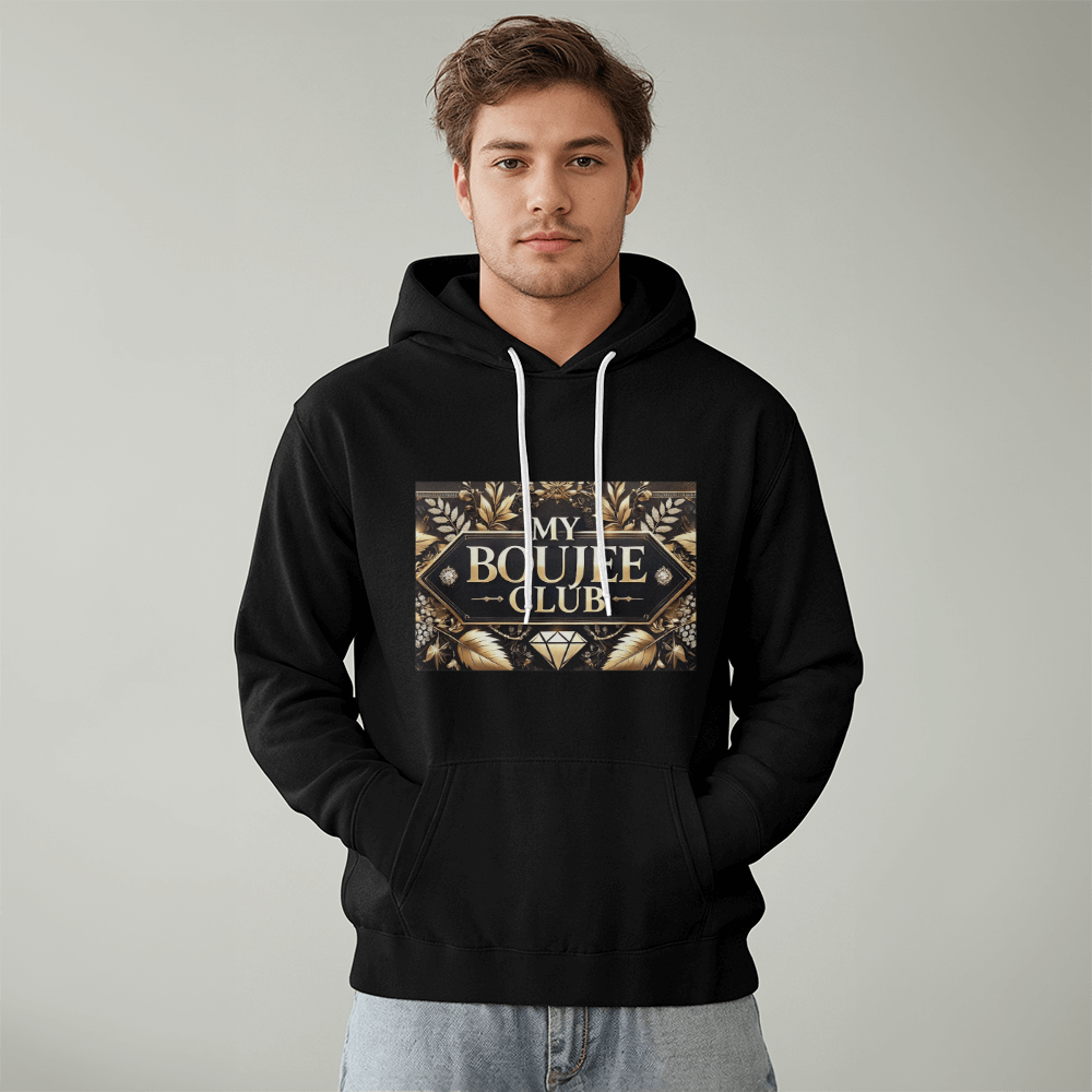Premium Pullover Fleece Hoodie - "My Boujee Club"