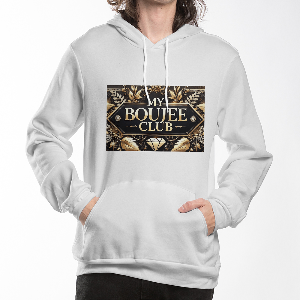 Premium Pullover Fleece Hoodie - "My Boujee Club"