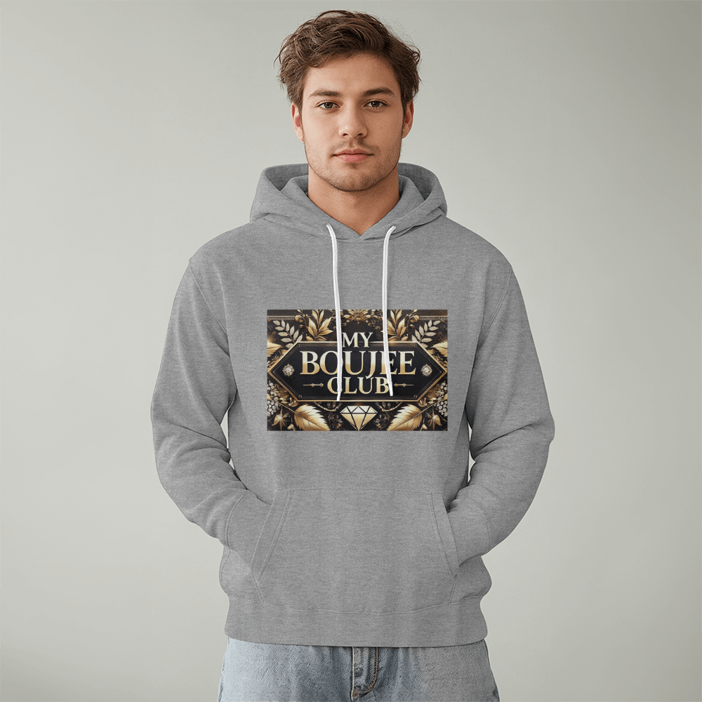 Premium Pullover Fleece Hoodie - "My Boujee Club"