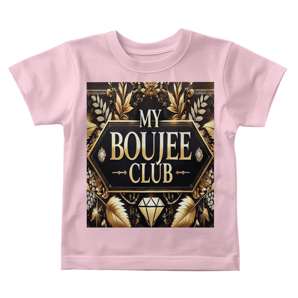 Premium Snuggle Jersey Tee - "My Boujee Club"
