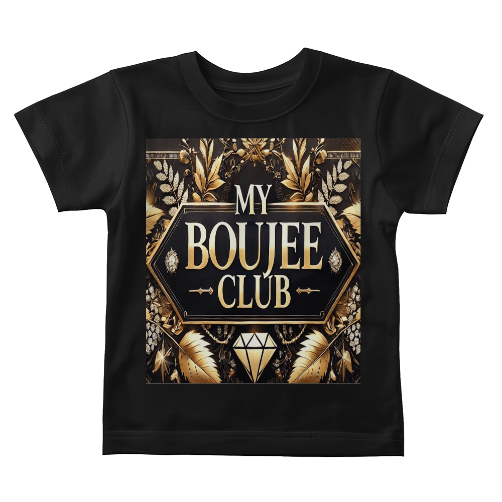 Premium Snuggle Jersey Tee - "My Boujee Club"