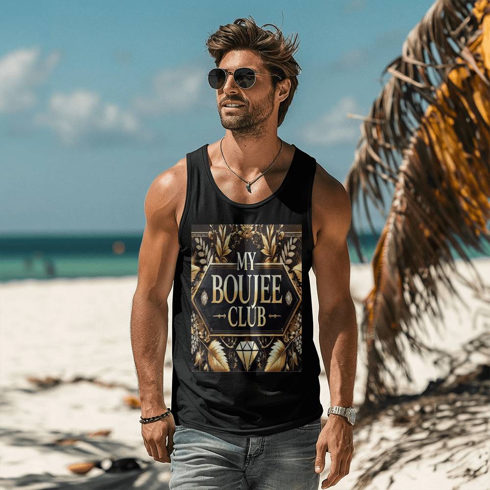 Comfortable Stylish Tank Top - "My Boujee Club"