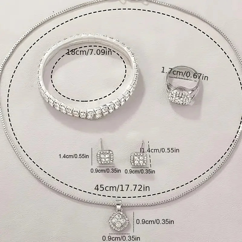Women's Diamond Quartz Watch Set