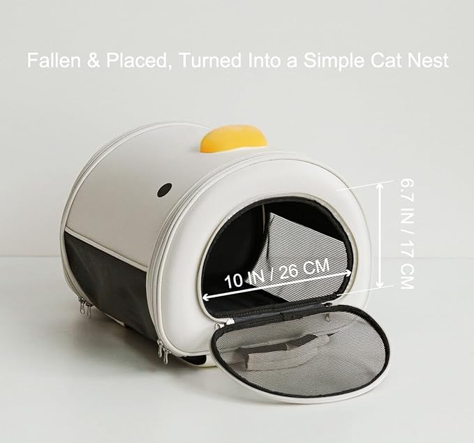 PURROOM Duck-Design Pet Carrier Backpack