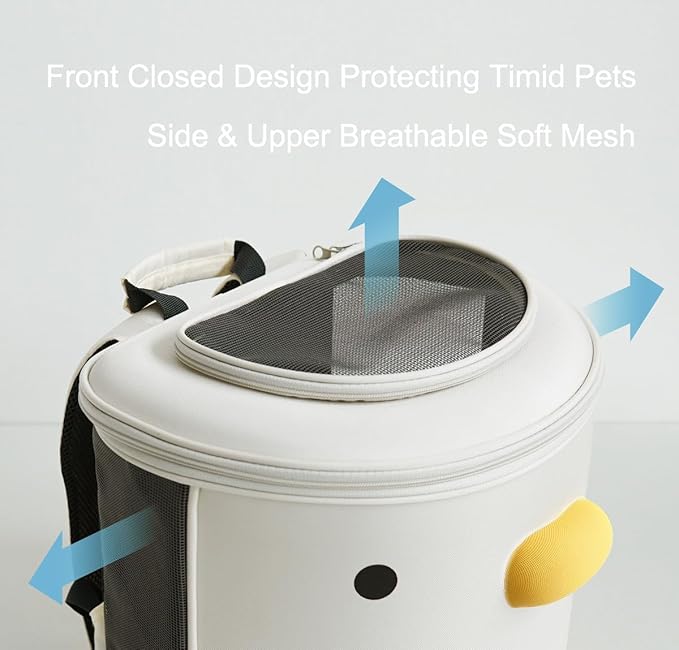 PURROOM Duck-Design Pet Carrier Backpack