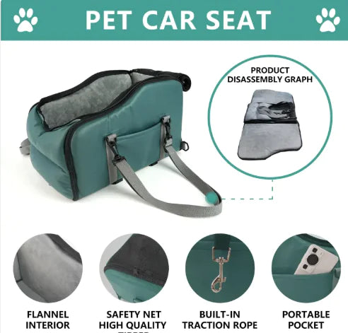 Washable Portable Car Pet Carrier-Mat
