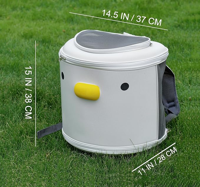 PURROOM Duck-Design Pet Carrier Backpack
