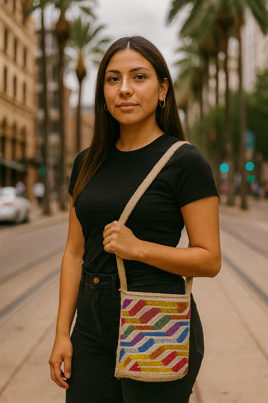ClaudiaG Lush Kankuamo Small Mochila #18 Strap Drop 18"