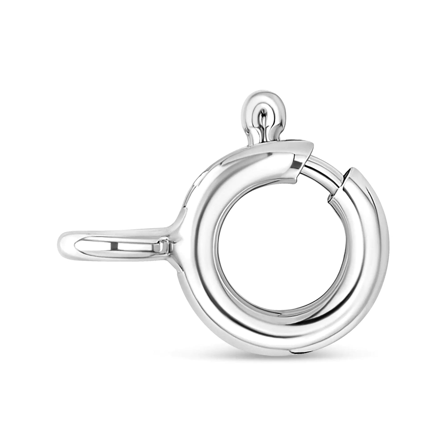 14K White Gold 3-Prong Set Heart Shaped 0.5 Cttw Solitaire Lab Grown Diamond 18" Pendant Necklace (F-G Color, VS2-SI1 Clarity)