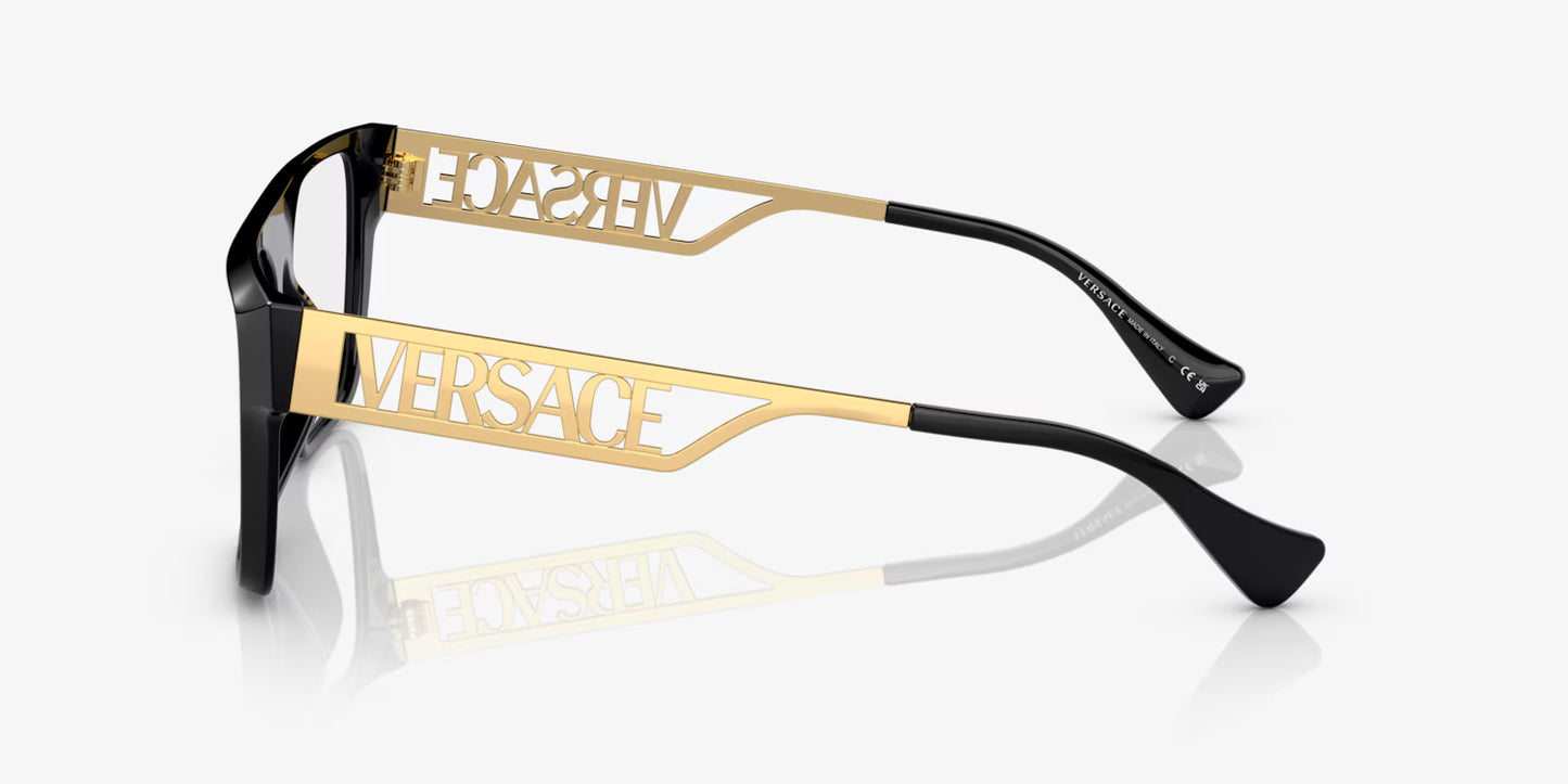 Versace ROCK ICONS VE 3327U Black Gold 55/18/145 women Eyewear Frame