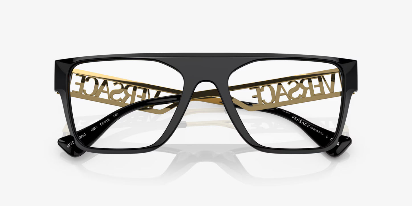 Versace ROCK ICONS VE 3327U Black Gold 55/18/145 women Eyewear Frame