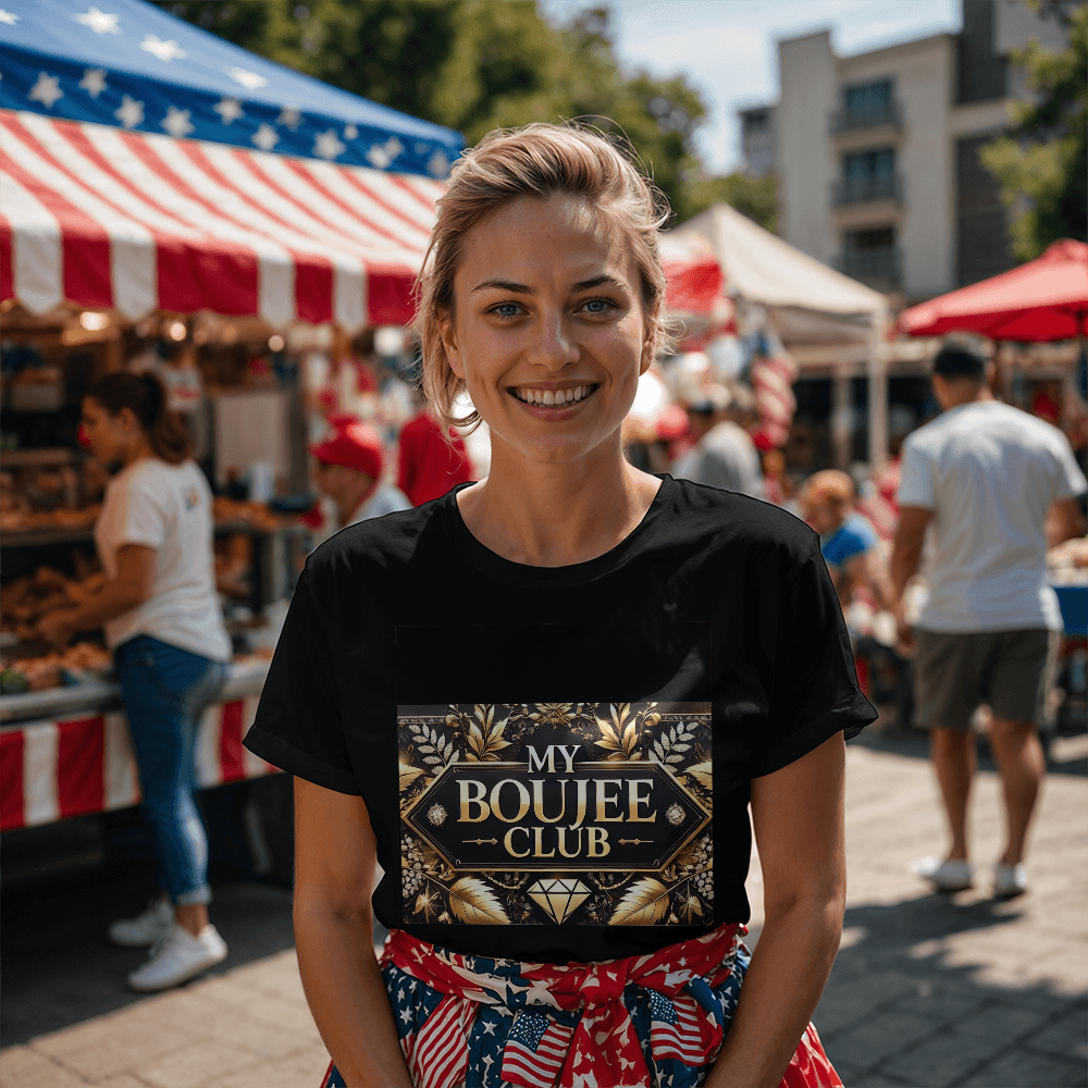 T-shirt | premium cotton | luxurious feel | impeccable fit - "My Boujee Club"