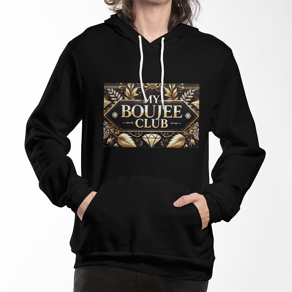 Premium Pullover Fleece Hoodie - "My Boujee Club"
