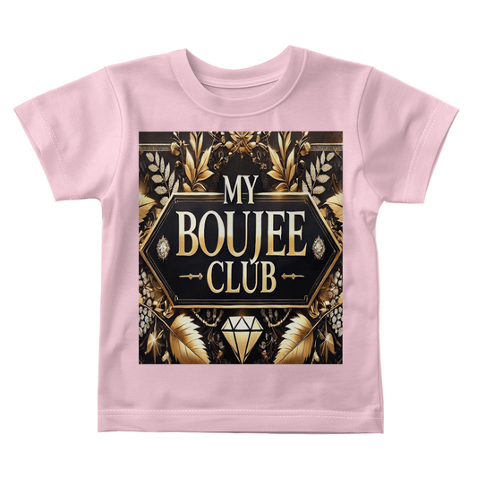 Premium Snuggle Jersey Tee - "My Boujee Club"