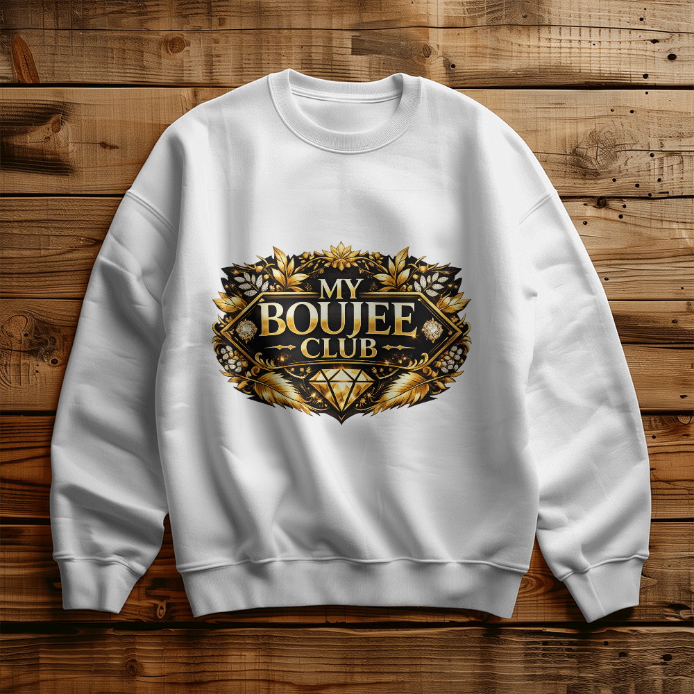"My Boujee Club" Pullover Sweatshirt
