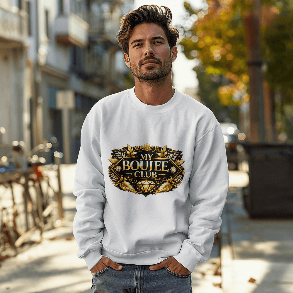 "My Boujee Club" Pullover Sweatshirt
