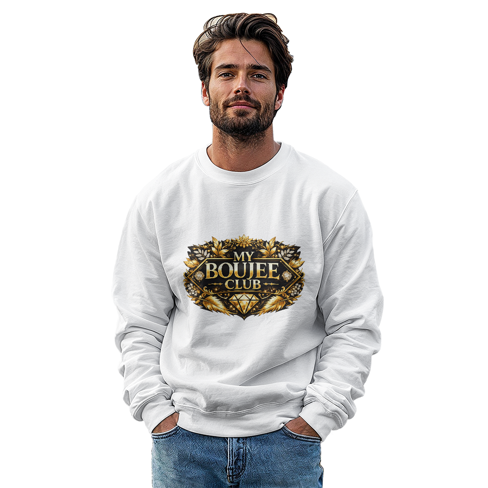 "My Boujee Club" Pullover Sweatshirt
