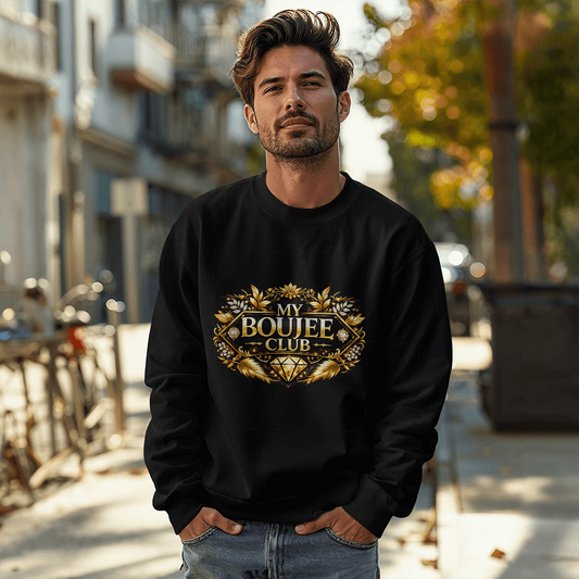 "My Boujee Club" Pullover Sweatshirt