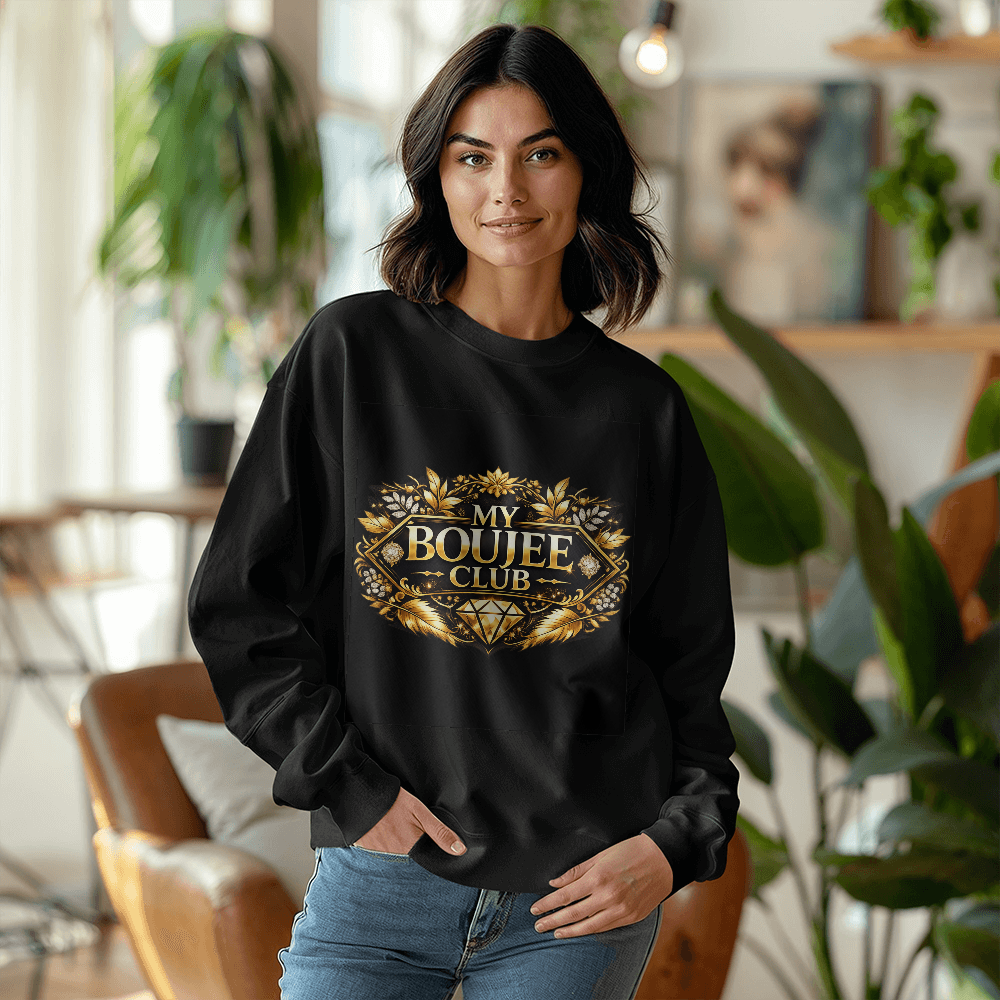 "My Boujee Club" Pullover Sweatshirt