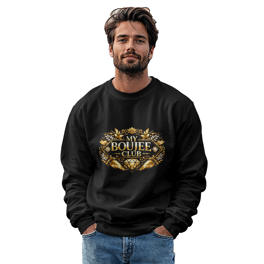 "My Boujee Club" Pullover Sweatshirt