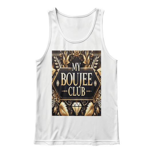 Comfortable Stylish Tank Top - "My Boujee Club"