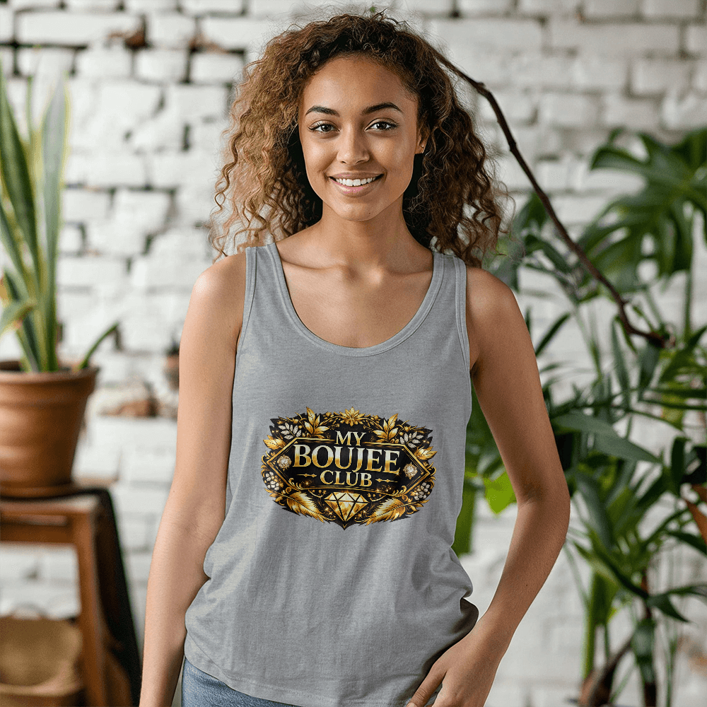 "My Boujee Club" Unisex Jersey Tank