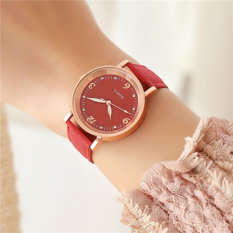 Women's Classic Leather Strap Watch