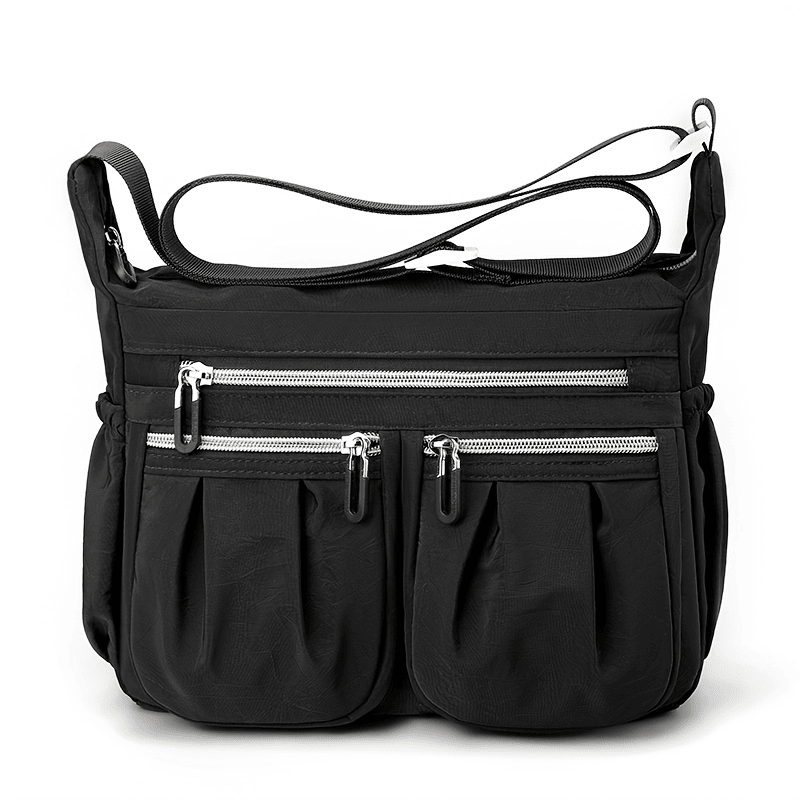 Crossbody Bag for Women, high density Nylon Shoulder Messenger Bag Trendy Pocketbooks, Waterproof and Multi-Pockets