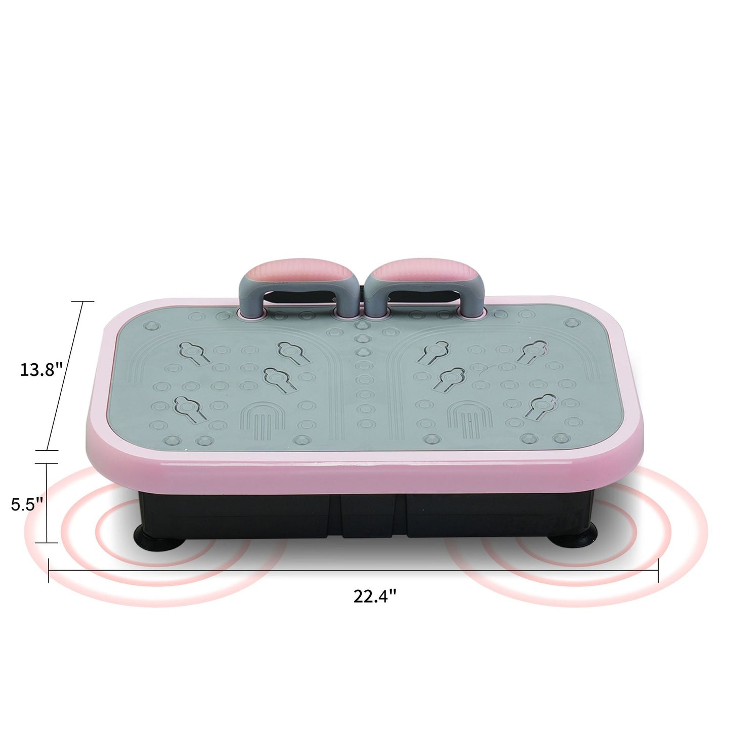 Vibration Plate Fitness Platform with handle Whole Body Exercise Machine with 120 Speed Levels, Lymphatic Drainage, Fat Burning, and Weight Loss, Perfect for Women, Men, and Home Gym exercise