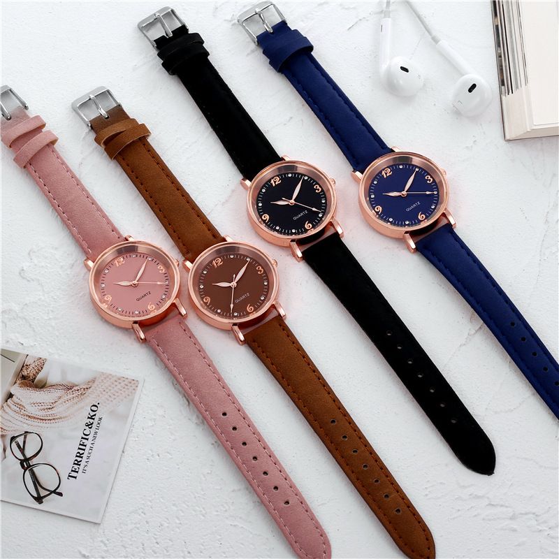 Women's Classic Leather Strap Watch