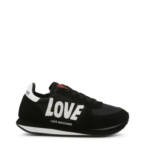 Love Moschino Black Suede Sneakers Model: JA15322G1EIN2